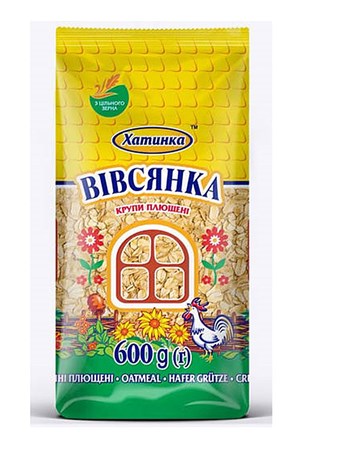 600g Hafergrütze gequetscht // Крупа Овсяная плющенная