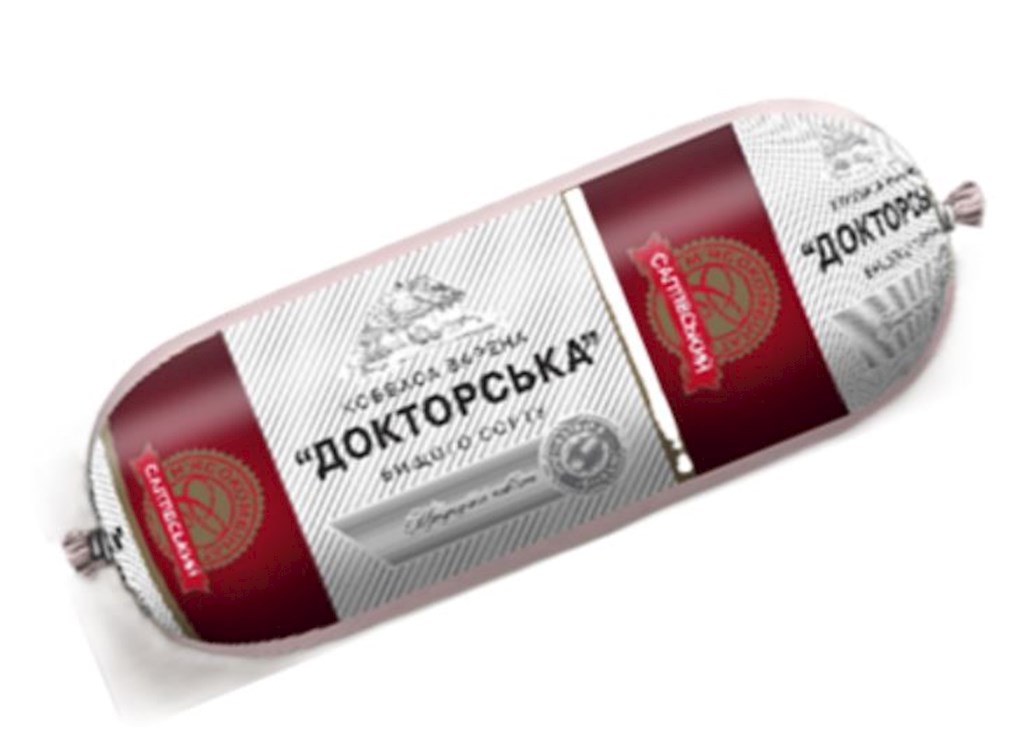 700g Bogodukhivsky (Saltov) Brühwurst Doktorska  // Колбаса Докторьска  