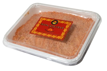 1kg Russkiy Bereg Lachskaviar Gorbuscha Wildfang OHNE KONSERVIERUNGSSTOFFE  t/k -18°C ИКРА ГОРБУША