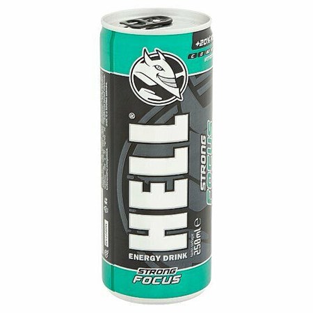250ml Energy Drink Strong Focus // HELL Энергетический напиток Строн фокус