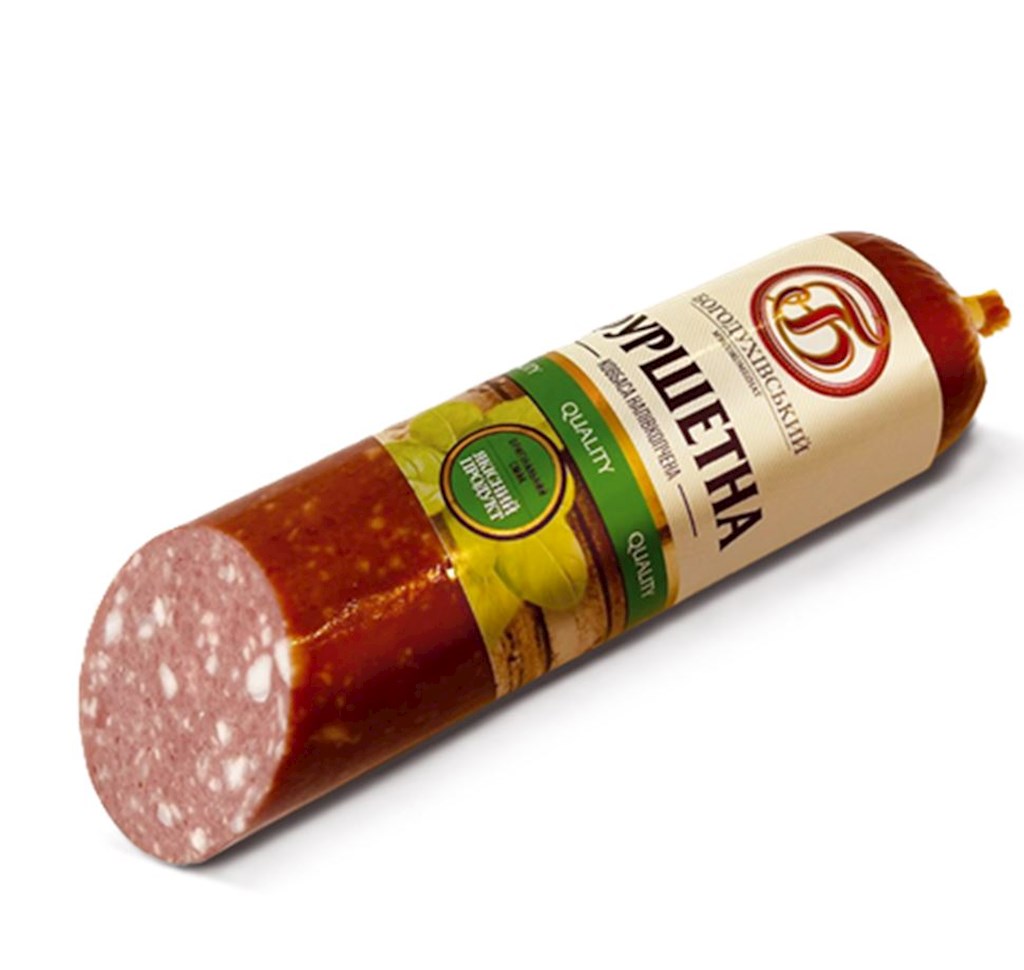Bogodukhivsky Salami geräuchert „Furshetnaya“ ca.300g // Салямі ''Фуршетная'' полукопченая 