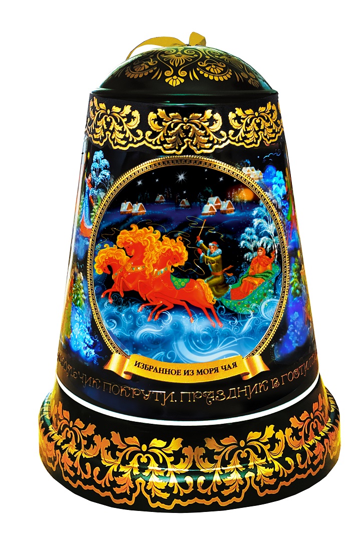 50g Ceylon Tee OPA Standart Russische TROIKA Melodie Glöckchen Чай Цейлонский подарочный