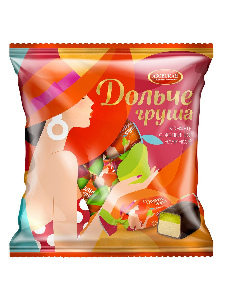 250g Pralinen mit Geleefüllung Dolce Birne AKF