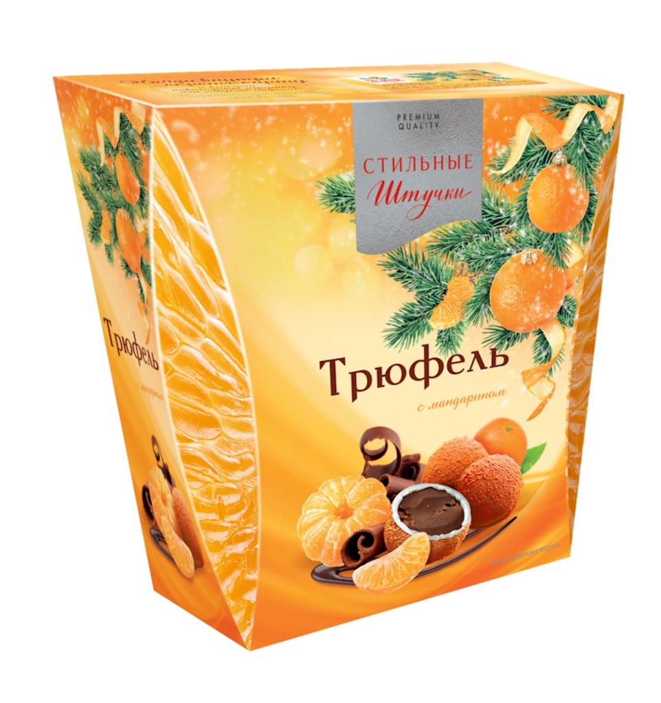 130g Stilnie Stuchki Dragee Trüffel mit Mandarine // Драже "Трюфель с мандарином"