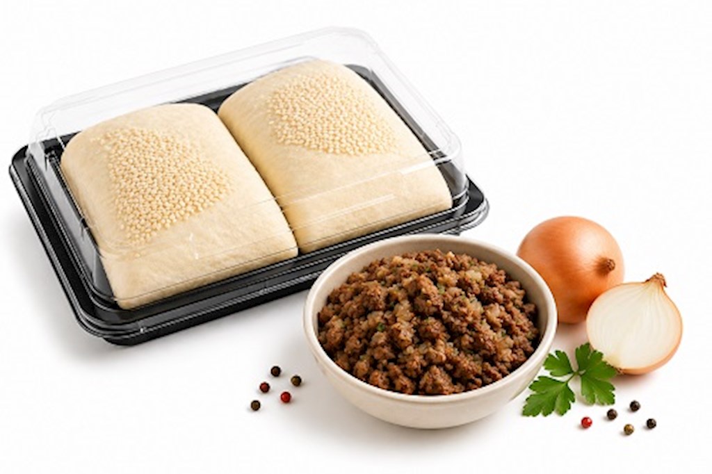 250g Wost. Basar Usbekische Samsa mit Rindfleischfüllung  -18°C  //  Узбекская самса с говядиной