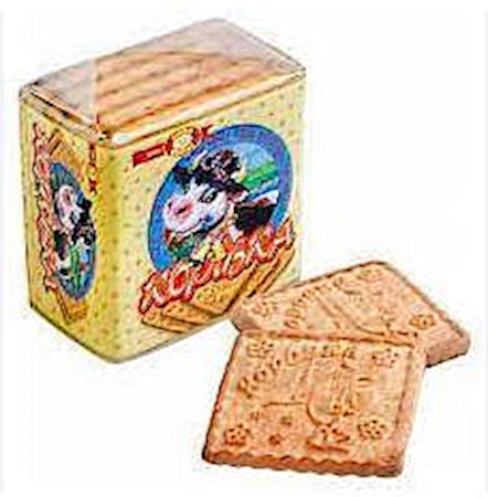 55g BS 33 Korovi Zuckerkekse mit Milchgeschmack // Печенье со вкусом топленого молока