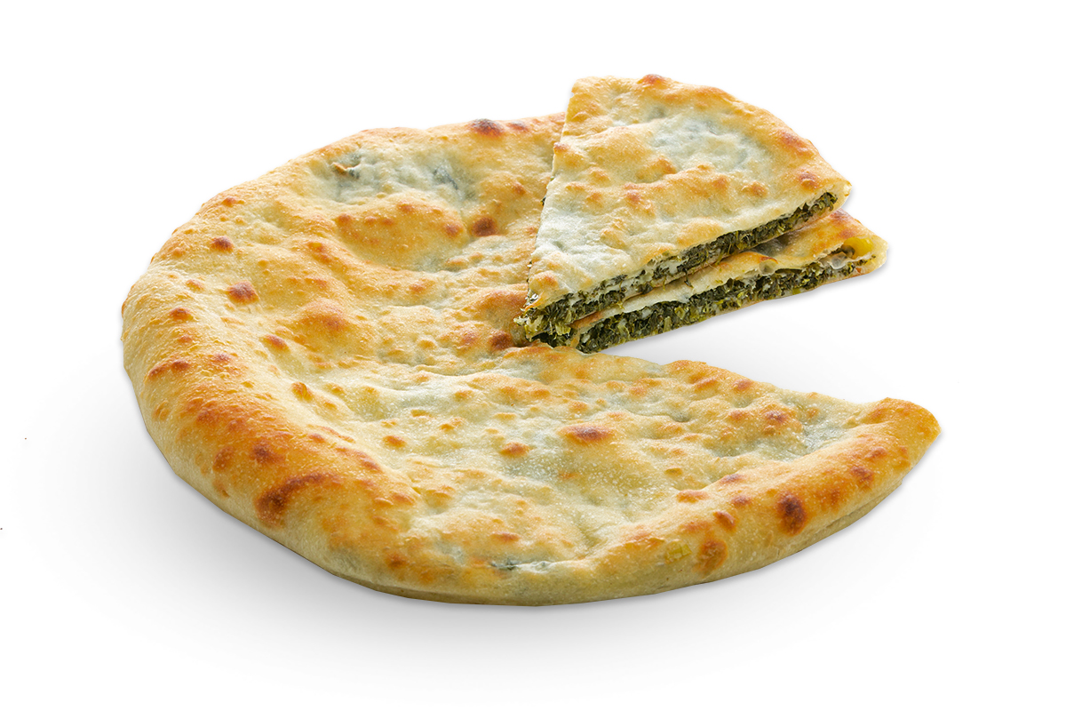 500g Ossetian Pirog Fladenbrot Käse und Spinat // Осетинский пирог с Сыром и Шпинатом