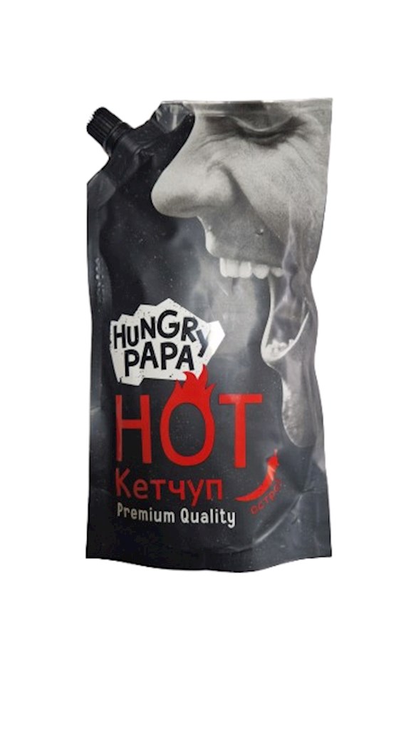 480g Semiluki Ketchup Golodnij Papa Hot  // Кетчуп Голодный папа «Острый» 