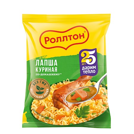 85g Rollton Vermicelli mit Hühnergeschmack   // Лапша Куриная по-Домашнему 
