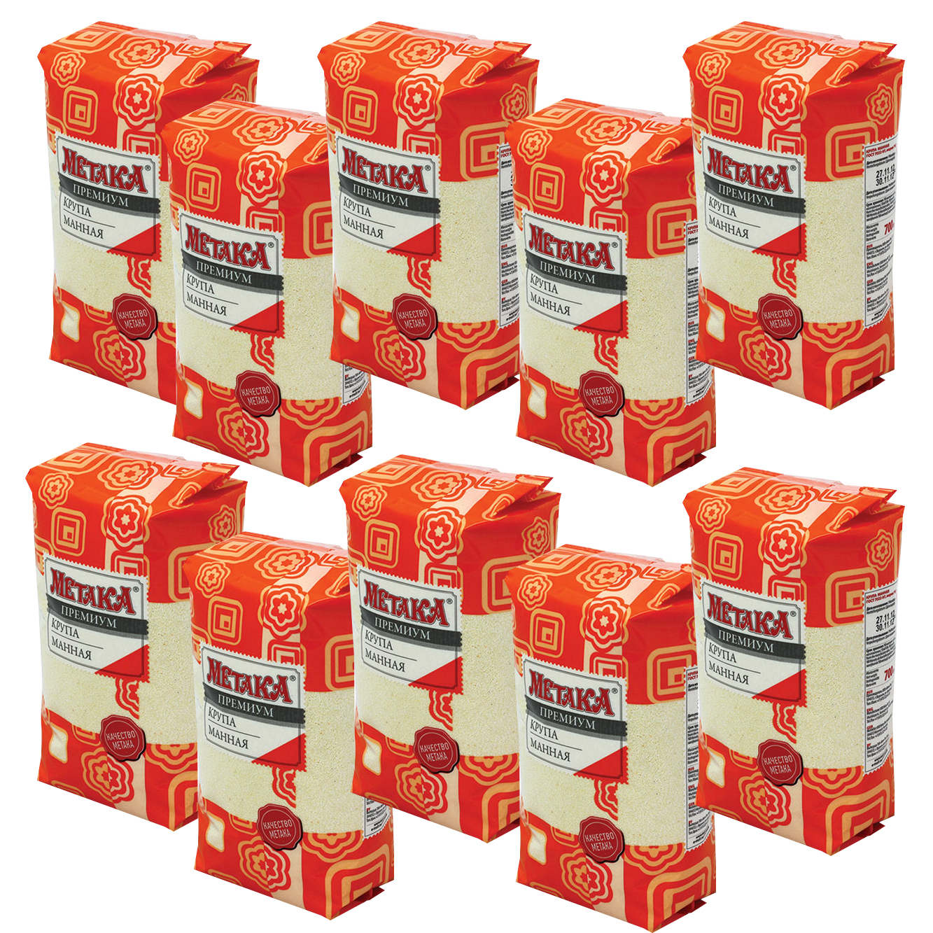 7kg SPARPACK Premium Weizengrieß METAKA 10X700g Grieß Fein Manka Brei