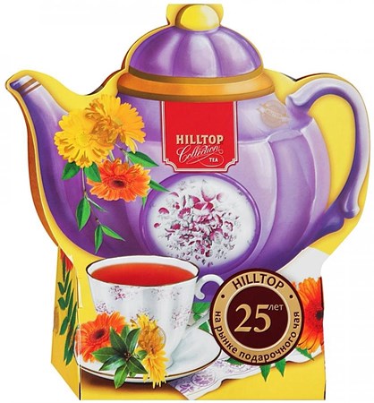 80g Tee Ceylon Schwarz TEEKANNE Lila Geschenkverpackung HILLTOP