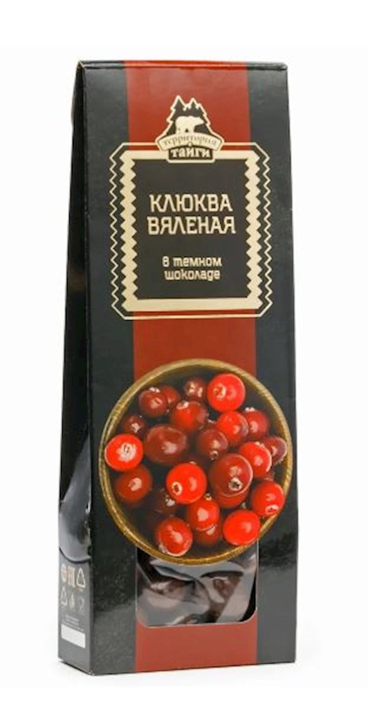 100g TerritorijaTaigi Moosbeere in Bitterschokolade // Конфеты Клюква в темном шоколаде 