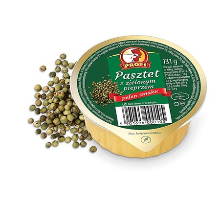 131g Profi Geflügelpastete mit grünem Pfeffer // Паштет Куриный с зеленым Перецем