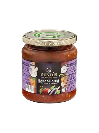 460g Gustus Gebratene Auberginen mit Gemüse // Баклажаны Обжаренные с овощами 