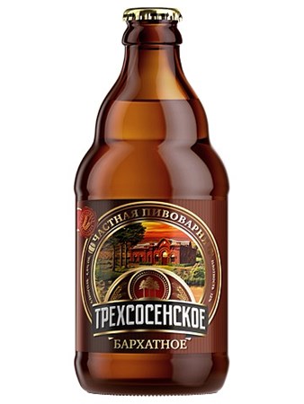 0,45l Trehsosensky Bier Samt Plato 12°, alc.4,6%  // Трехсосенский Пиво Бархатное с/б