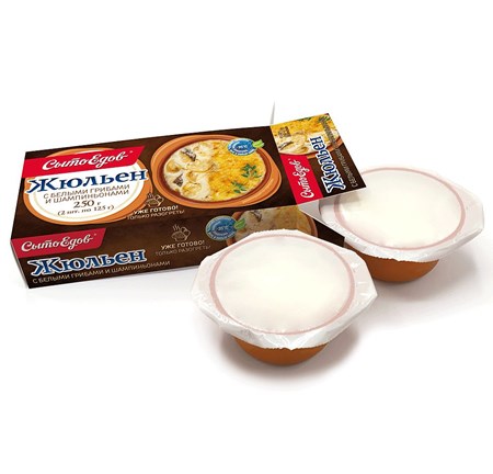 250g SytoEdov Julien mit Steinpilzen/Champignons // Жюльен с белыми грибами и шампиньонами