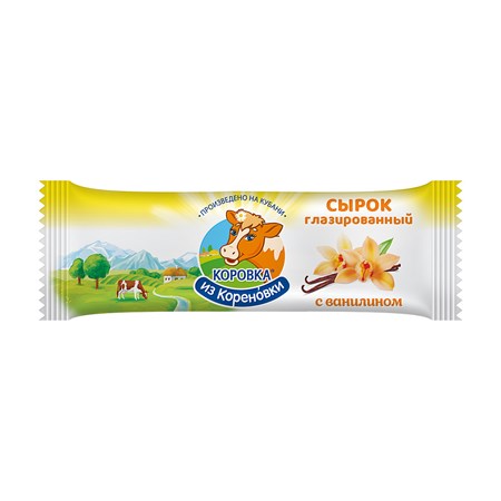 40g QR Vanillegeschmack 18 % Fett // Сырок глазированный с ванилином 18%