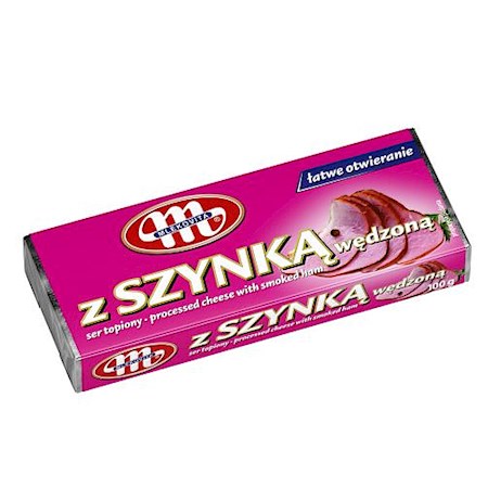 100g Mlekovita Schmelzkäse mit Schinken // Сыр плавленый с ветчиной