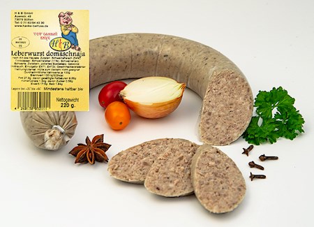 460g Leberwurst hausmacherart  // Колбаса Ливерная