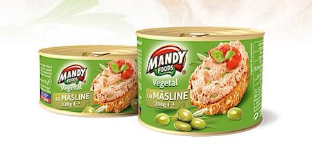 200g Mandy Foods Gemüseaufstrich m Oliven /Pate masline // Овощной Паштет с маслинами