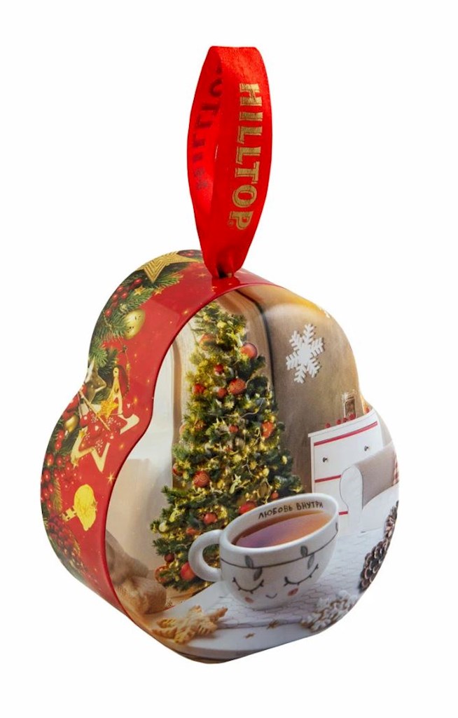 50g Tea Weihnachtsbaumspielzeug Teeparty // Чай - Елочная игрушка в футляре Чаепитие 