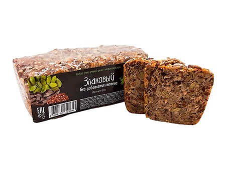 300g Eiweißbrot glutenfrei ohne Hefe -18°C // Хлеб Злаковый без глютена