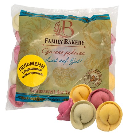 400g Pelmeni "Detskie" bunt Putenfleisch // Пельмени "Детские" разноцветные с мясом индейки