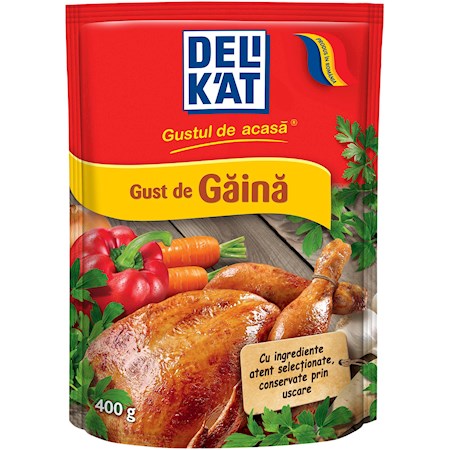 400g DELiKAT Gustul de acasa Gust De Gaina // Приправа Вкус Дома для курицы 
