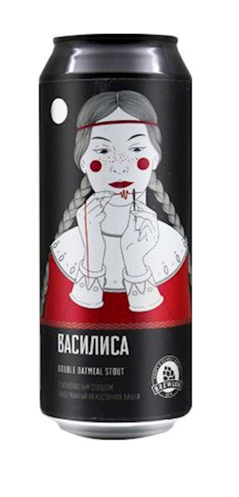 0,5l Bier „Vasilisa“ Dunkel,  Dose, P24°, alc 8,6% // Пиво Темное Нефильтроваое Банка "Василиса"