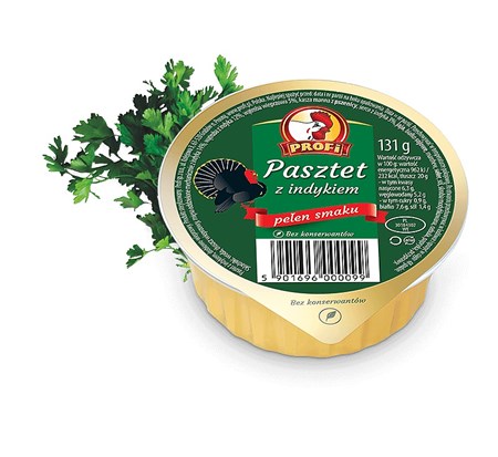 131g Profi Geflügelpastete mit Putenleber // Паштет Куриный с печенью Индюка