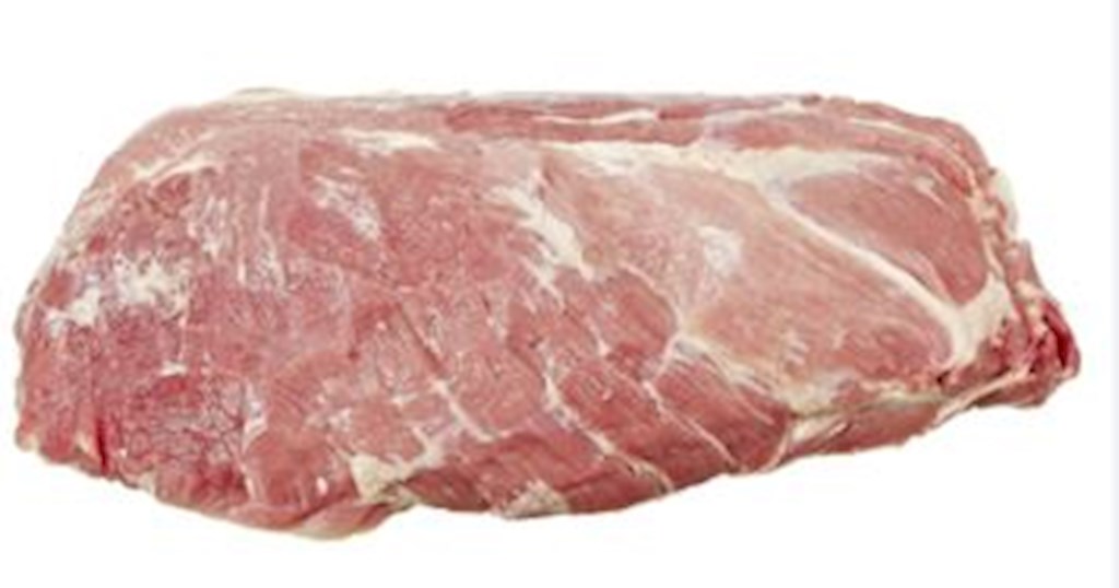 Ca. 2,2 kg Schweine Nacken ohne Knochen einzeln vakuumiert - ideal für Schaschlik // Свиная шея бескостная 