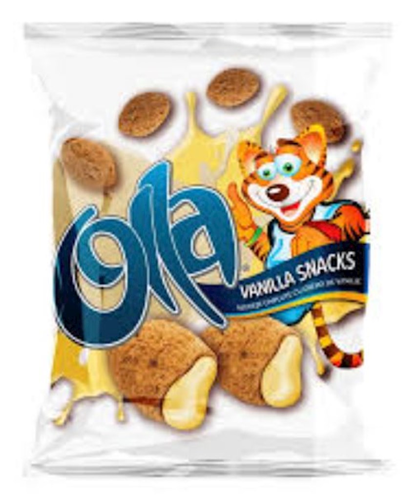 200g (RO) OLLA Getreidekissen gefüllt mit Vanillecreme // Снэки с ванильным кремом 