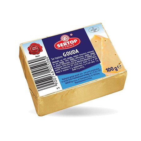 100g Sertop Schmelzkäse Cheddar  // Сыр плавленый Чедар 