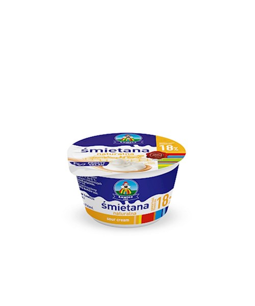 200g Lowicz Schmand 18%   /Lowicz Сметана 18% 