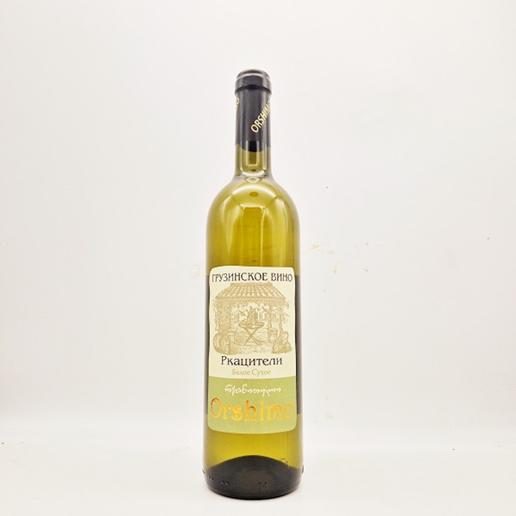 0,75 L Orshimo Wein Rkatsiteli weiss trocken alc.11,5% // Вино "Ркацители" белое сухое