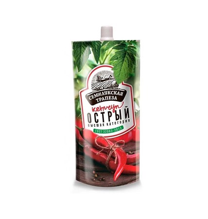 300g Semiluki Ketchup scharf // Кетчуп острый