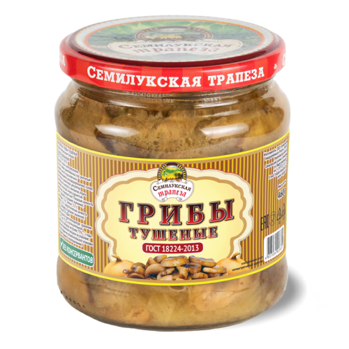 460g Pilze gedünstet //  Грибы тушеные 
