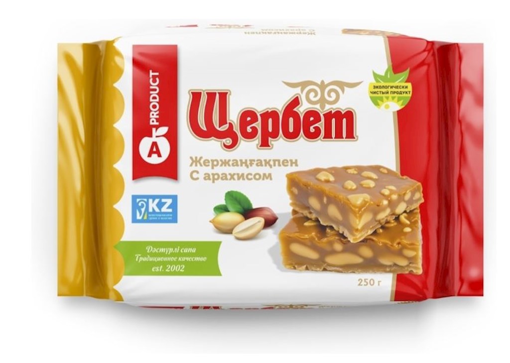 250g A-Product Weichkaramel mit Erdnüsse "Scherbet" // Щербет с арахисом 