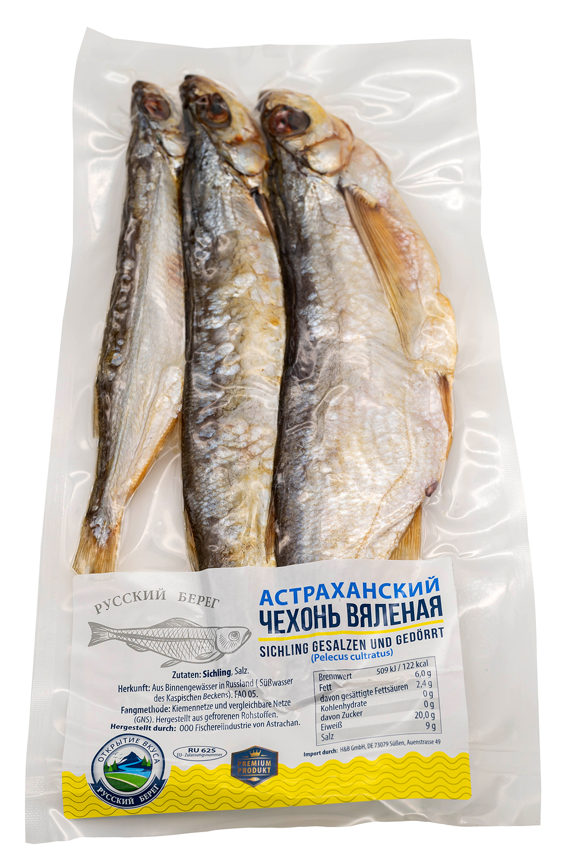 300g Sichling gesalzen gedörrt DIREKT AUS DEM WOLGA-GEBIET ЧЕХОНЬ ВЯЛЕНАЯ АСТРАХАНСКАЯ