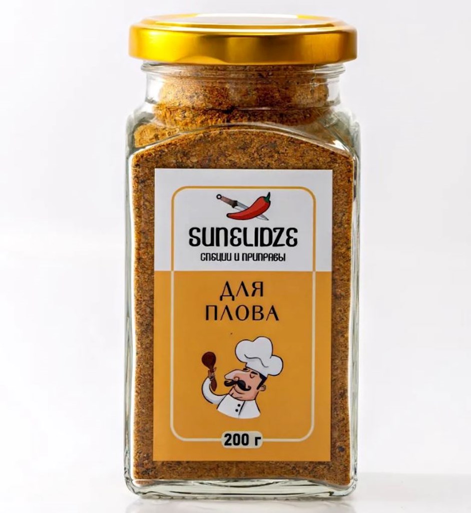 190g Sunelidze Würzmischung für Reisgerichte Plov // Приправа для Плова