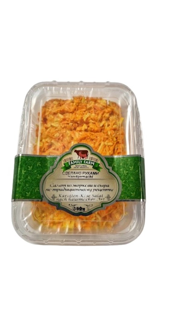350g Karotten-Käse Salat // Салат из моркови и сыра 350g