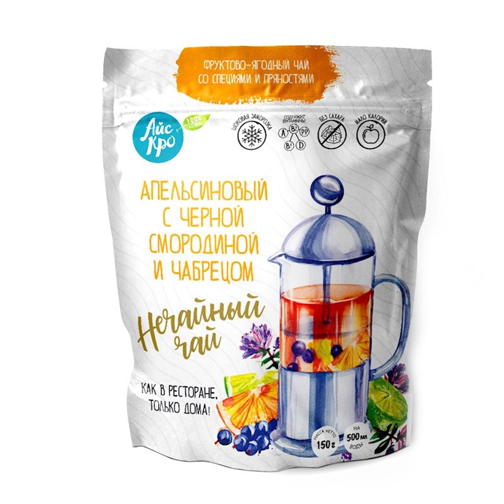 150g ICECRO Früchtemischung orange/s Johannisbeere/Thymia // Чайный напиток aпельсин/чер. смородиной/чабрецом