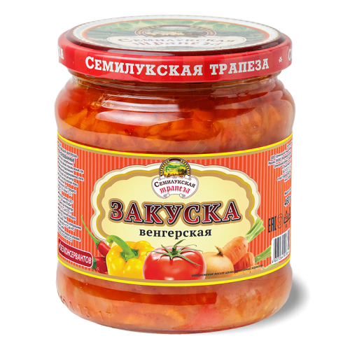 460g Semiluki Letscho Gemüsezubereitung nach ungarische Art Закуска Венгерская