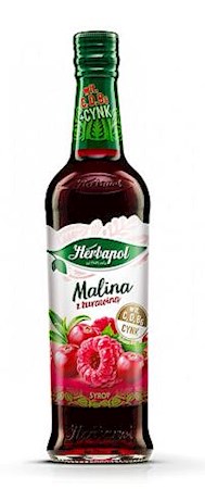 420ml Herbapol Sirup Himbeere mit Lindenblüte // Сироп Малина с цветком липы