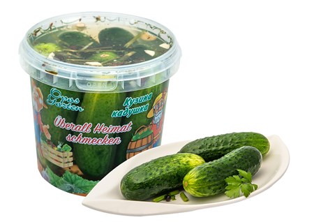 1l Kuz.Kad. Gurken gesalzen klassik  // Огурцы малосольные классик