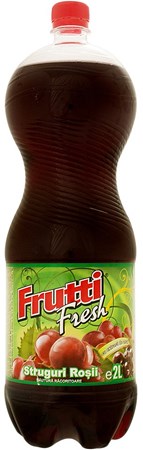 2l Frutti Fresch Limonade mit Traubengeschmack // Газ.освеж. напиток вкус красного винограда 