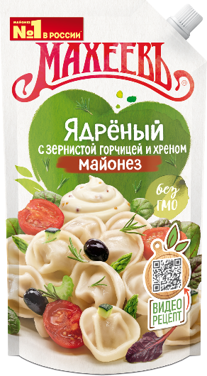 380g Maheev Jadrenniy Mayonnaise mit Senf und Meerrettich Mayo
