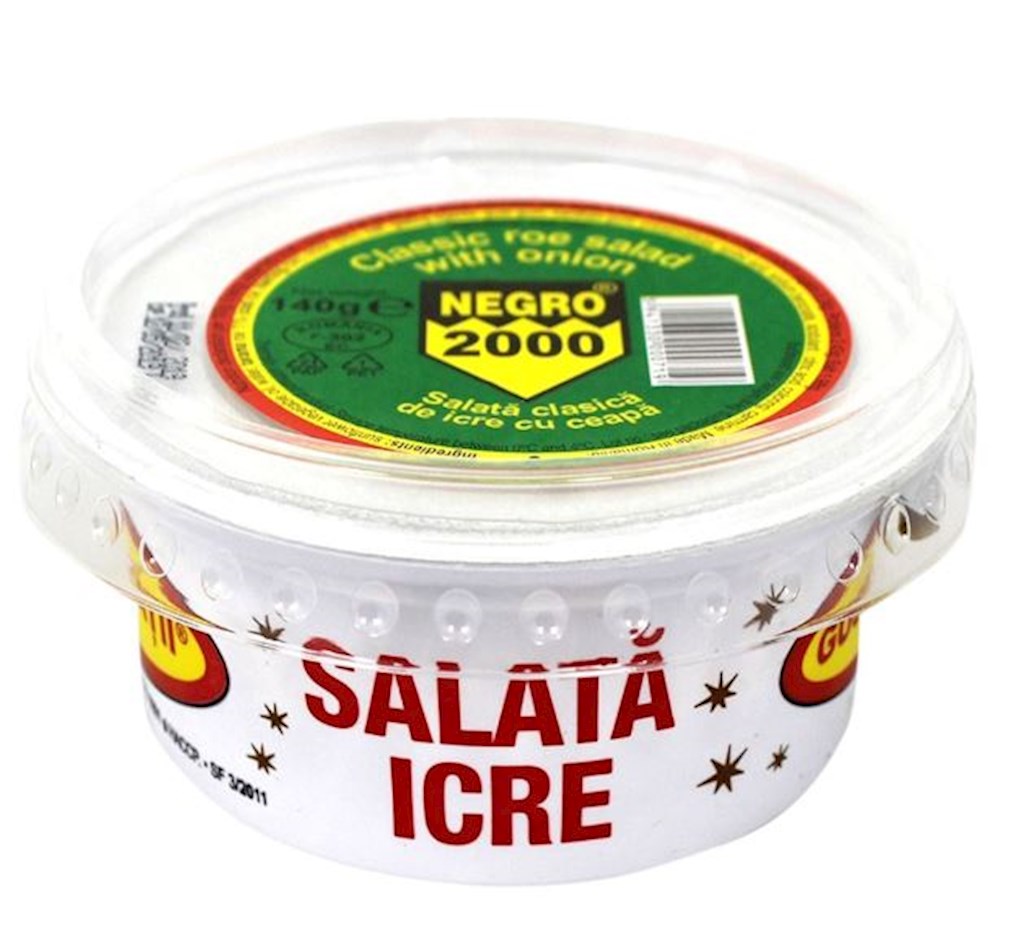 140g Negro Rogensalat m Zwiebel/ Salata icre ceapa clasic // Классический салат из икры с луком