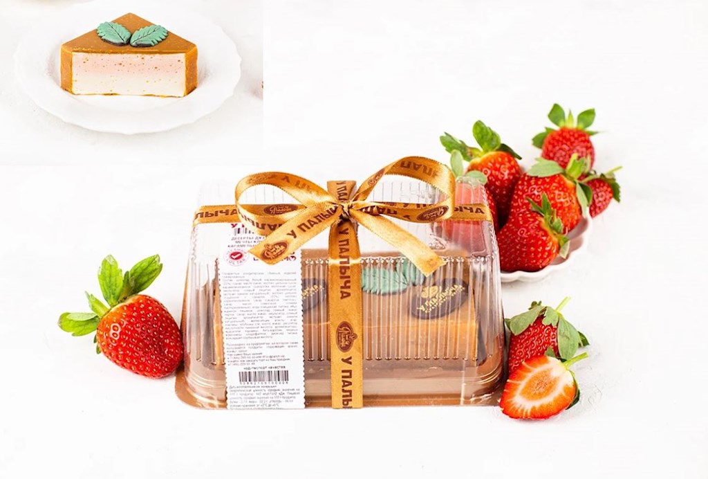 220g Palych´s Dessert "Traumvogel Erdbeere in Karamell" // Десерт Птичка Мечты Клубника в карамельном шоколаде