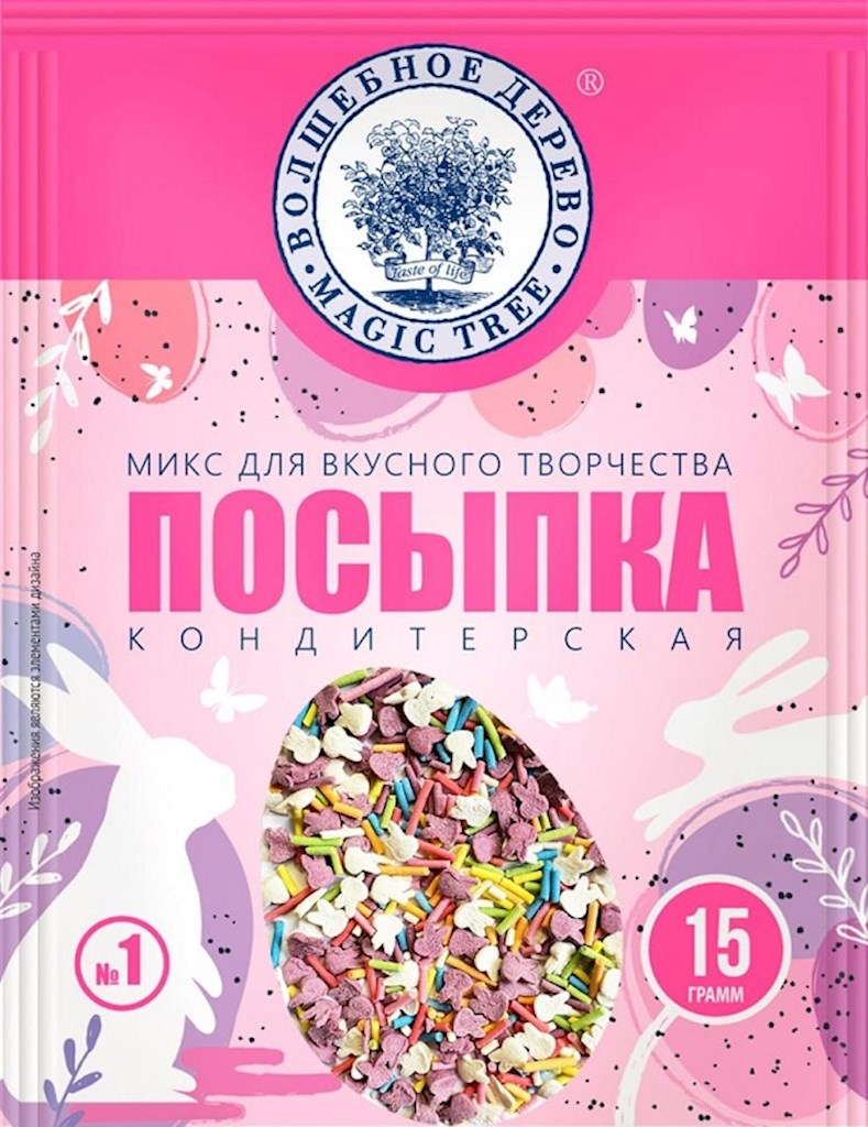 15g W.D. Bunte Streusel Nr.1 // Посыпка кондитерская Nr.1 